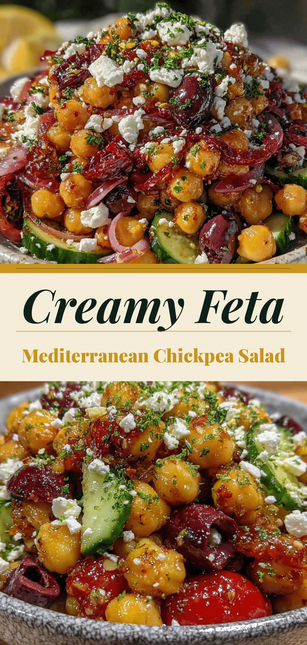 Mediterranean Chickpea Salad: Easy Weeknight Dinner 5 Mediterranean Chickpea Salad recipe