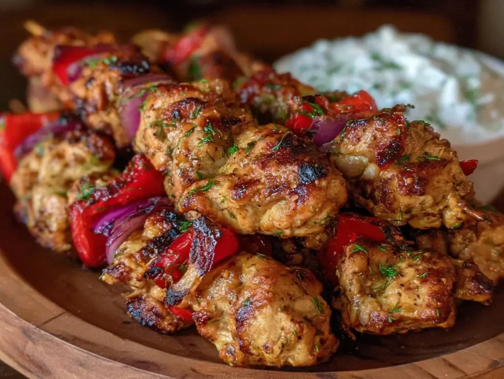 Mediterranean Grilled Chicken Skewers - featured image