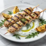 Mediterranean Lemon Herb Grilled Chicken Skewers - featured image