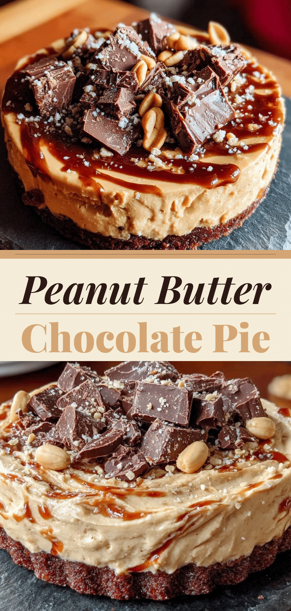 No-Bake Peanut Butter Chocolate Pie: 5-Min Easy Dessert 5 no-bake peanut butter chocolate pie recipe
