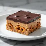 No-Bake Peanut Butter Pretzel Bars - featured image