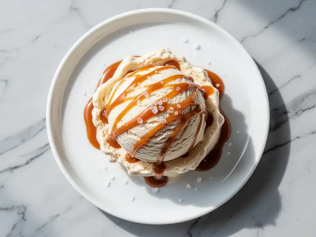 Ultra-Creamy No-Churn Salted Caramel Ice Cream 4 no-churn salted caramel ice cream preparation steps