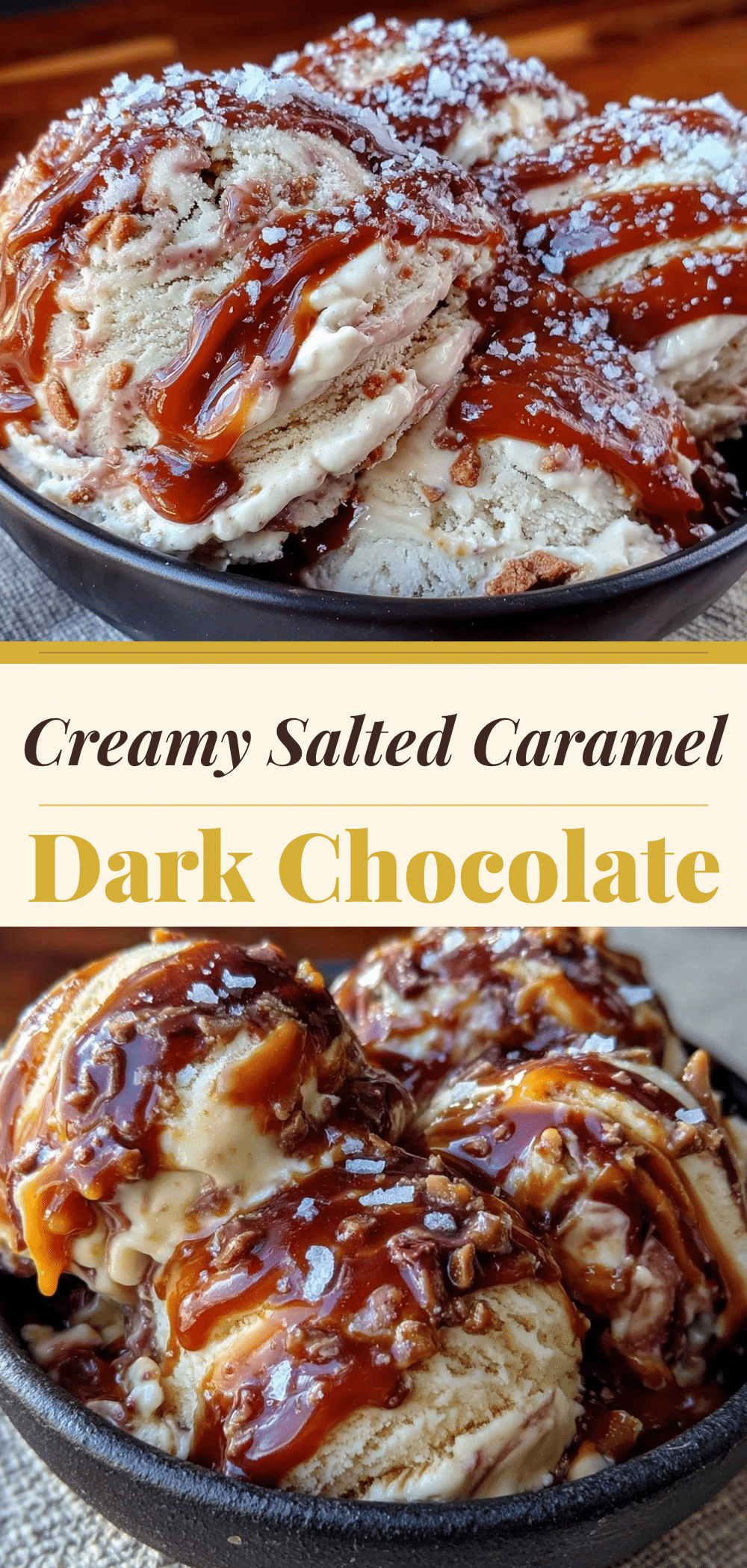 No-Churn Salted Caramel Ice Cream: 1 Batch, 4 Grab-and-Go Days 5 no-churn salted caramel ice cream recipe