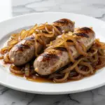 Oktoberfest Beer Braised Bratwurst - featured image