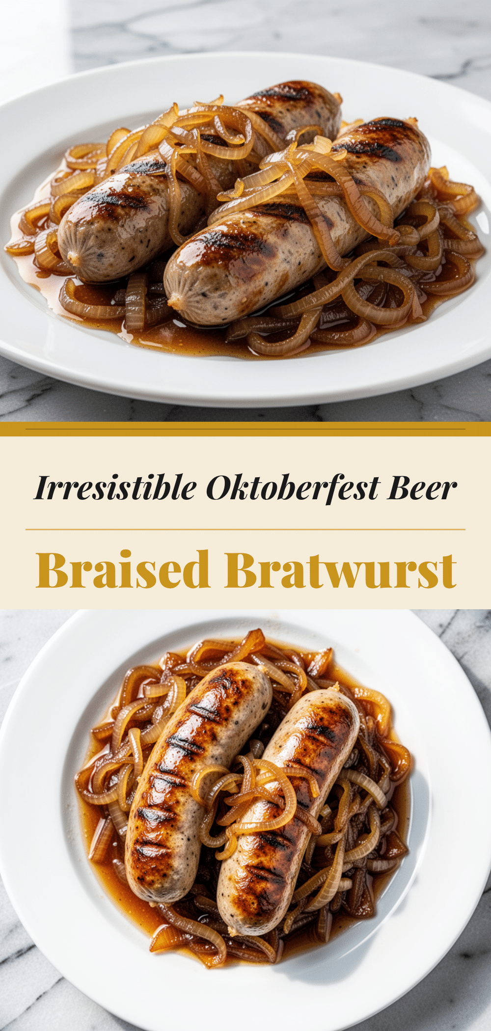 Oktoberfest Beer Braised Bratwurst: Easy Fall Party Recipe 5 Oktoberfest Beer Braised Bratwurst recipe