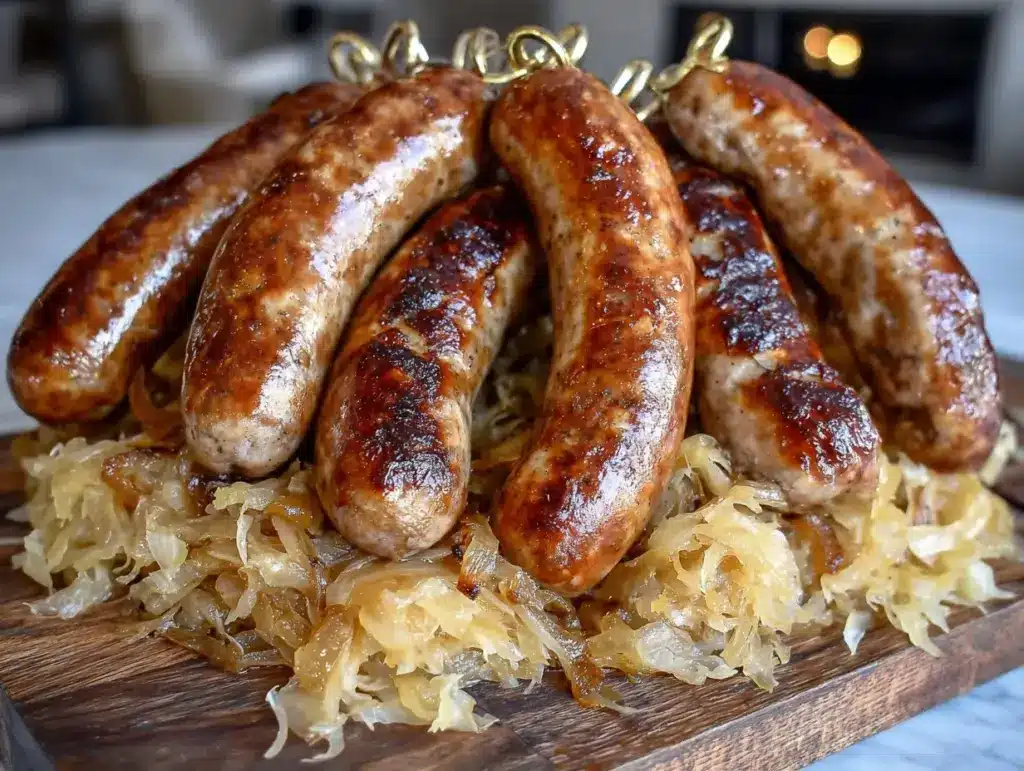 Oktoberfest Slow Cooker Bratwurst - featured image