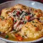 old-fashioned chicken and dumplings - featured image