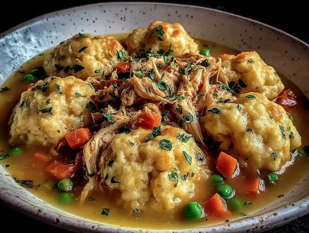 Old-Fashioned Chicken and Dumplings: Best Fluffy Drop Biscuits 4 old-fashioned chicken and dumplings preparation steps