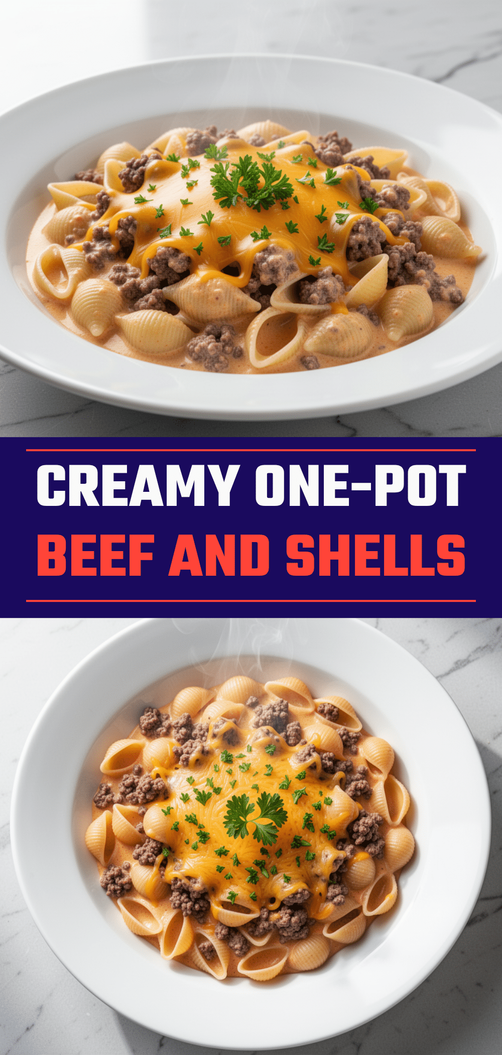 One-Pot Creamy Beef and Shells: Best Easy Weeknight Dinner 5 One-Pot Creamy Beef and Shells recipe