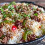one-pot ground beef and rice skillet - featured image