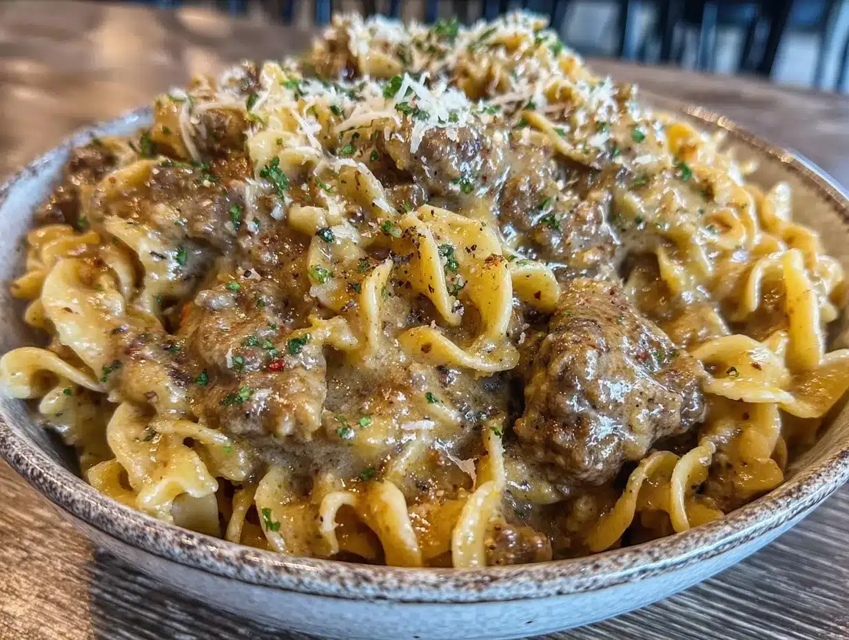 One-Pot Ground Beef Stroganoff: Smoky & Easy 4 one-pot ground beef stroganoff preparation steps