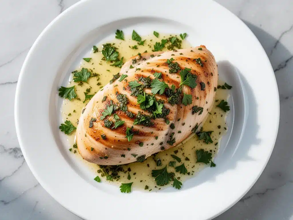 Never-Dry Oven-Baked Chicken Breast: Perfect Herb Garlic Butter 4 oven-baked chicken breast preparation steps