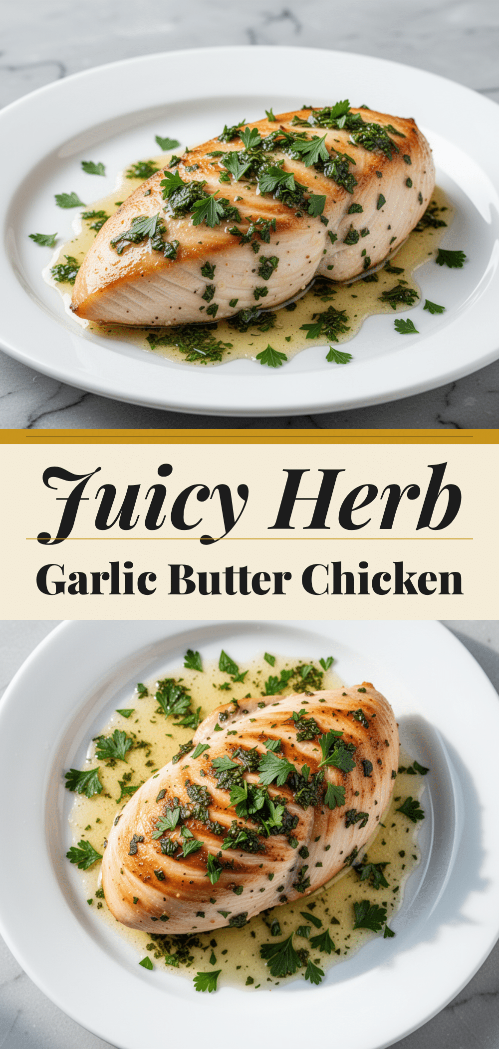 Never-Dry Oven-Baked Chicken Breast: Perfect Herb Garlic Butter 5 oven-baked chicken breast recipe