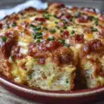 overnight breakfast casserole - featured image