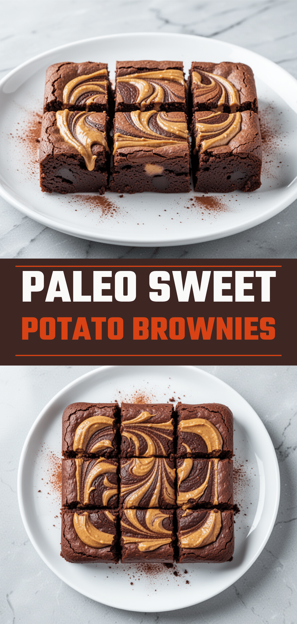 Paleo Fudgy Sweet Potato Brownies: 5-Ingredient 5 Paleo Fudgy Sweet Potato Brownies recipe