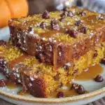 pumpkin chocolate chip bread - featured image