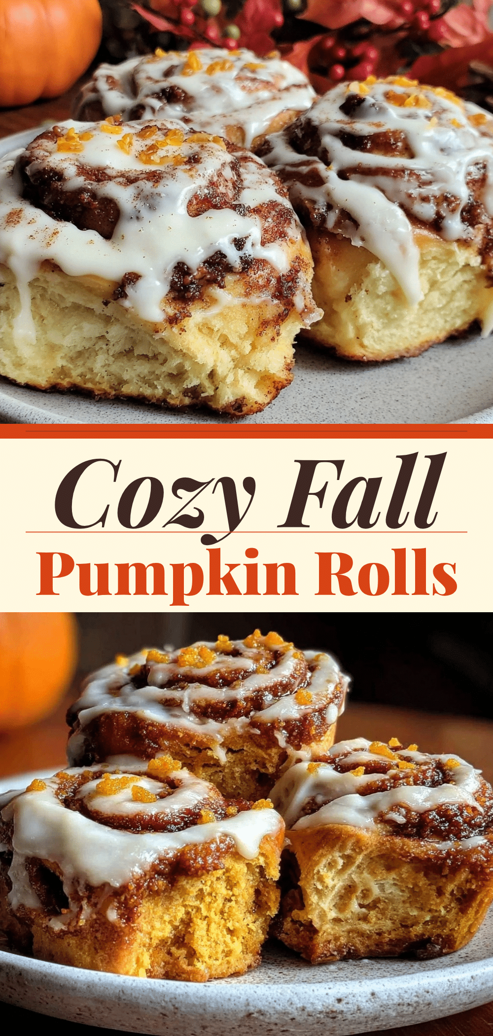 Fall Spiced Pumpkin Cinnamon Rolls: Easy 5pm Dinner 5 pumpkin cinnamon rolls recipe