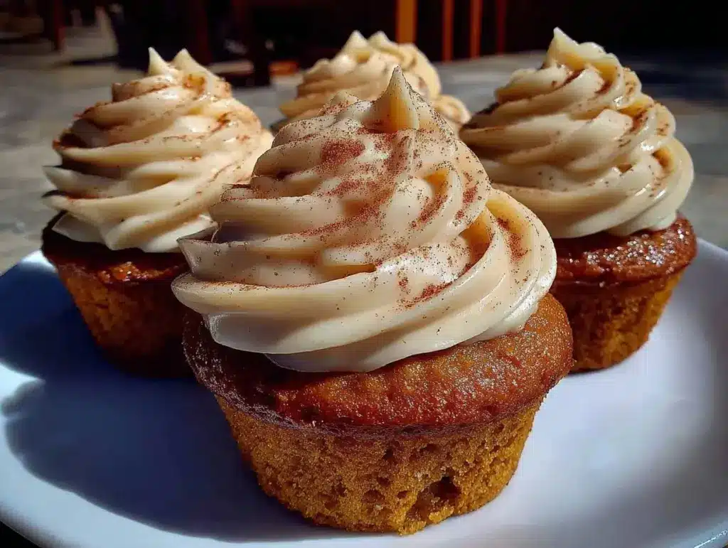 pumpkin spice latte cupcakes - featured image