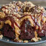 Reeses Poke Cake - featured image