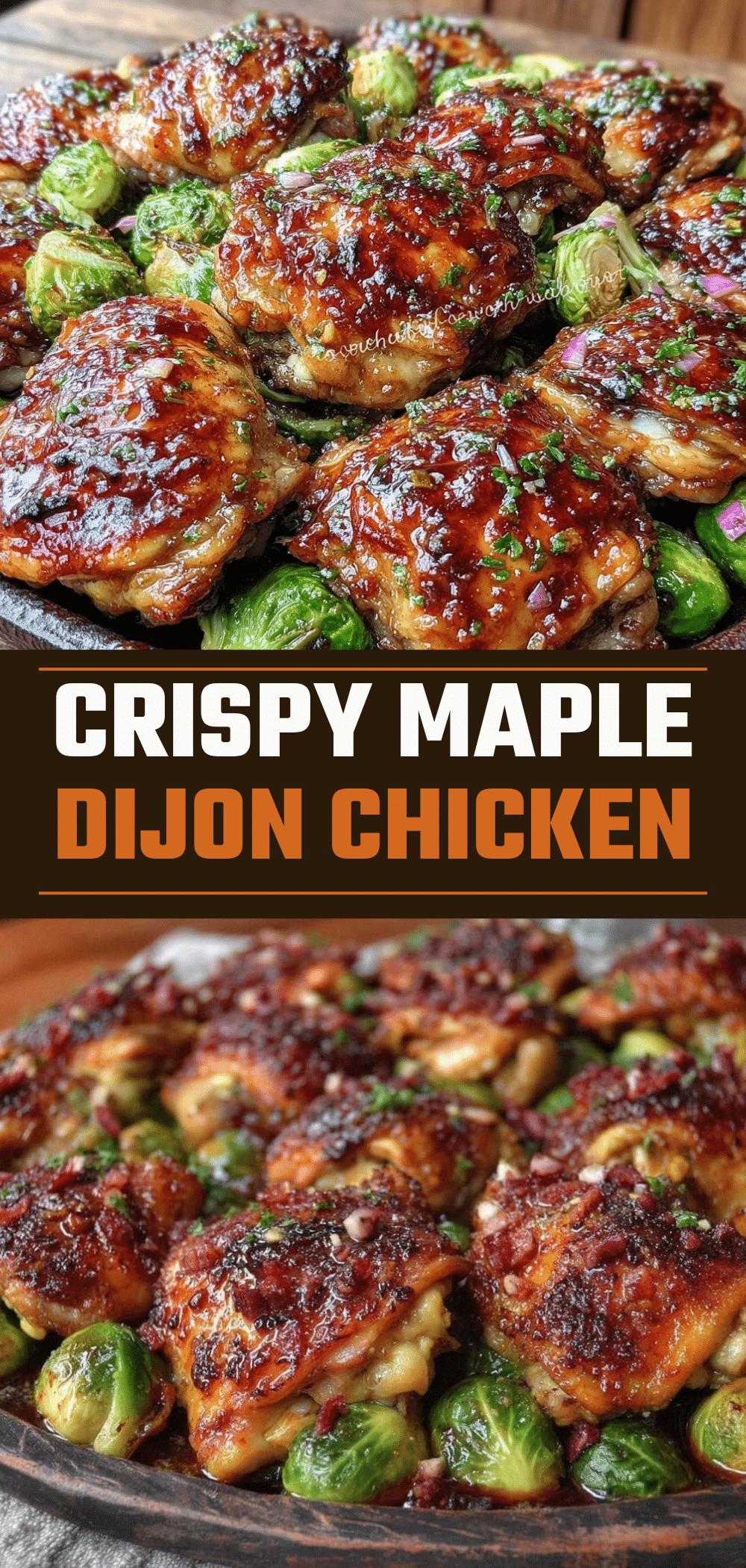 Sheet Pan Maple Dijon Chicken Thighs for One 5 sheet pan maple dijon chicken thighs recipe