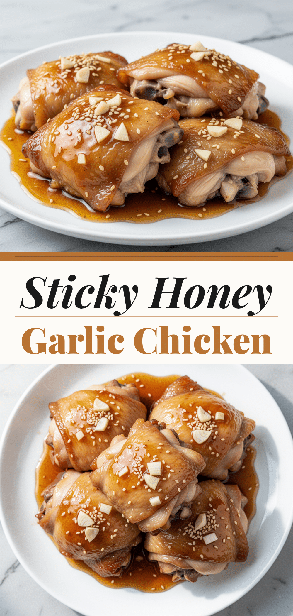Slow Cooker Honey Garlic Chicken Thighs: Easy Sticky Sesame Glaze 5 slow cooker honey garlic chicken thighs recipe