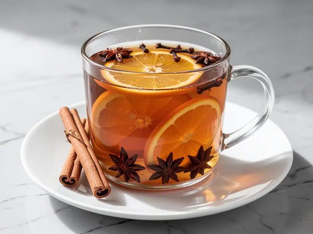 slow cooker mulled apple cider - featured image