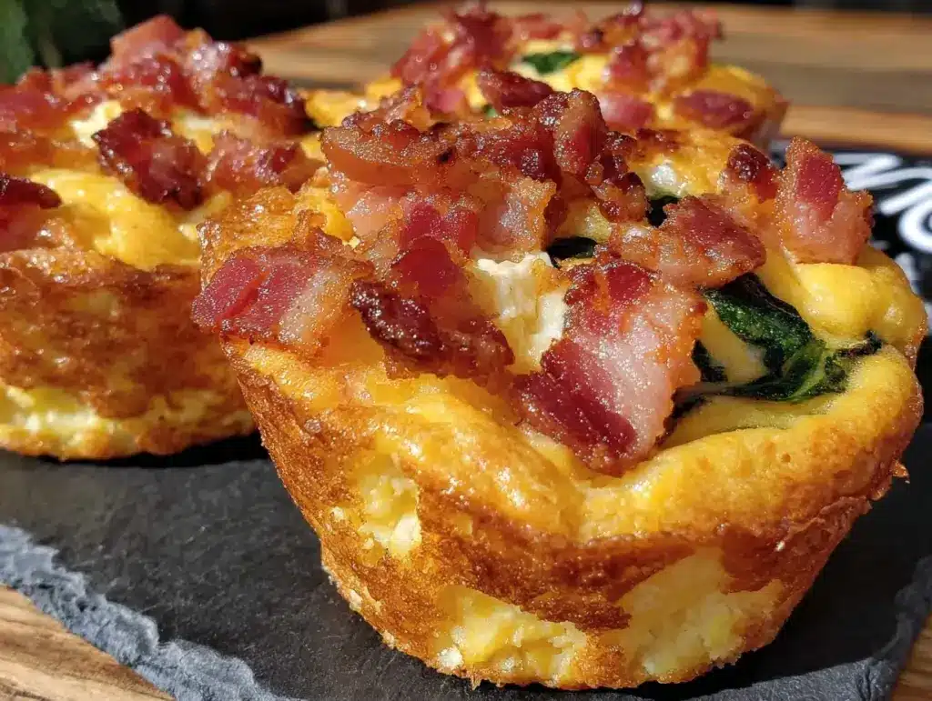 smoked keto cream cheese egg bites - featured image