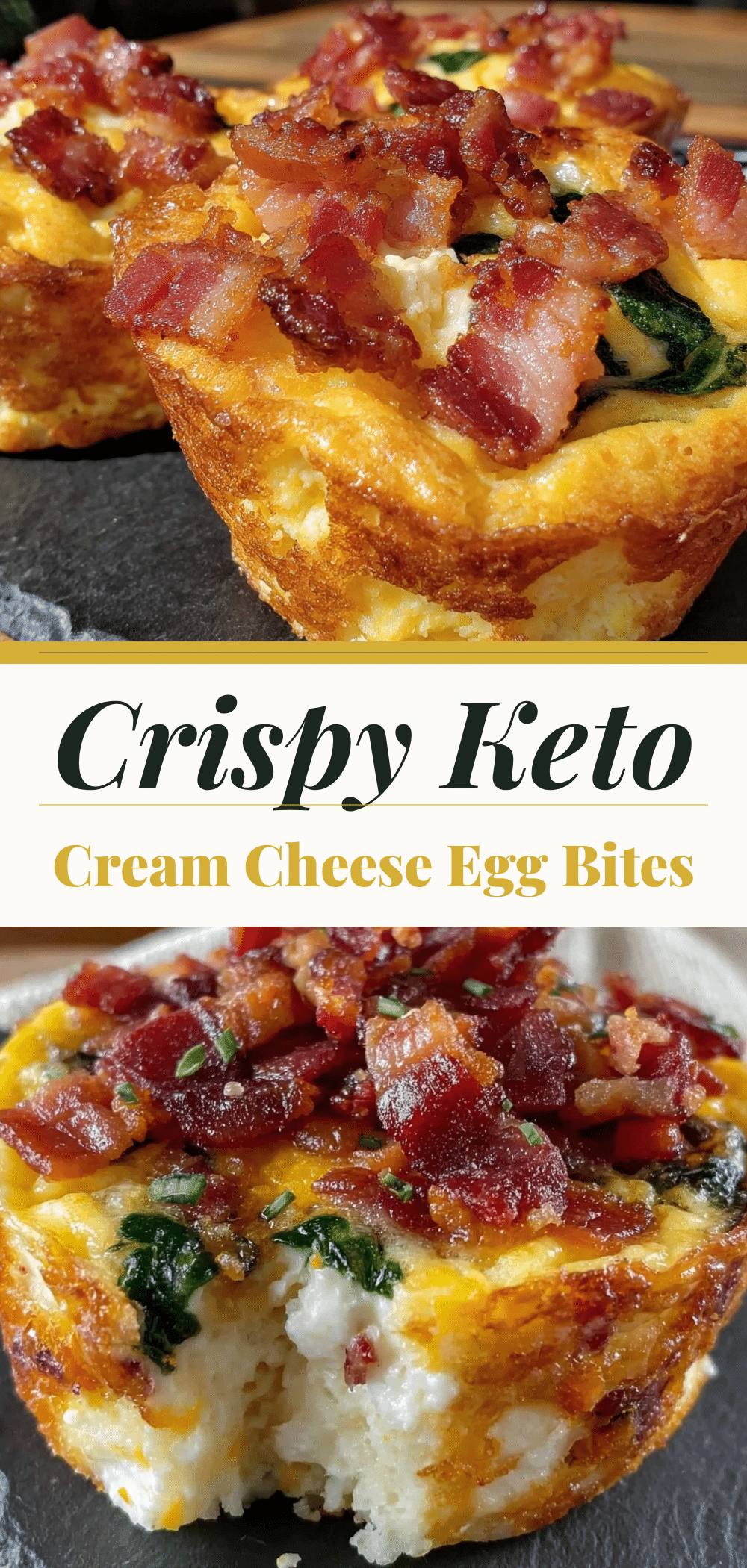 Keto Cream Cheese Egg Bites: Smoked Spinach Bacon 5 smoked keto cream cheese egg bites recipe