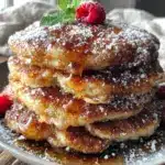 sourdough discard cinnamon sugar pancakes - featured image