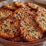 sourdough discard crackers - featured image