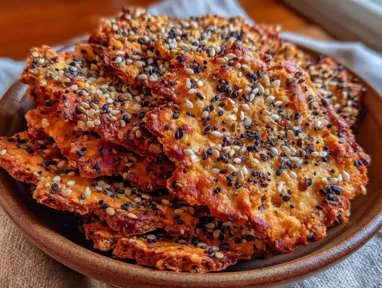Sourdough Discard Crackers: Perfect Everything Bagel Snack 4 sourdough discard crackers preparation steps