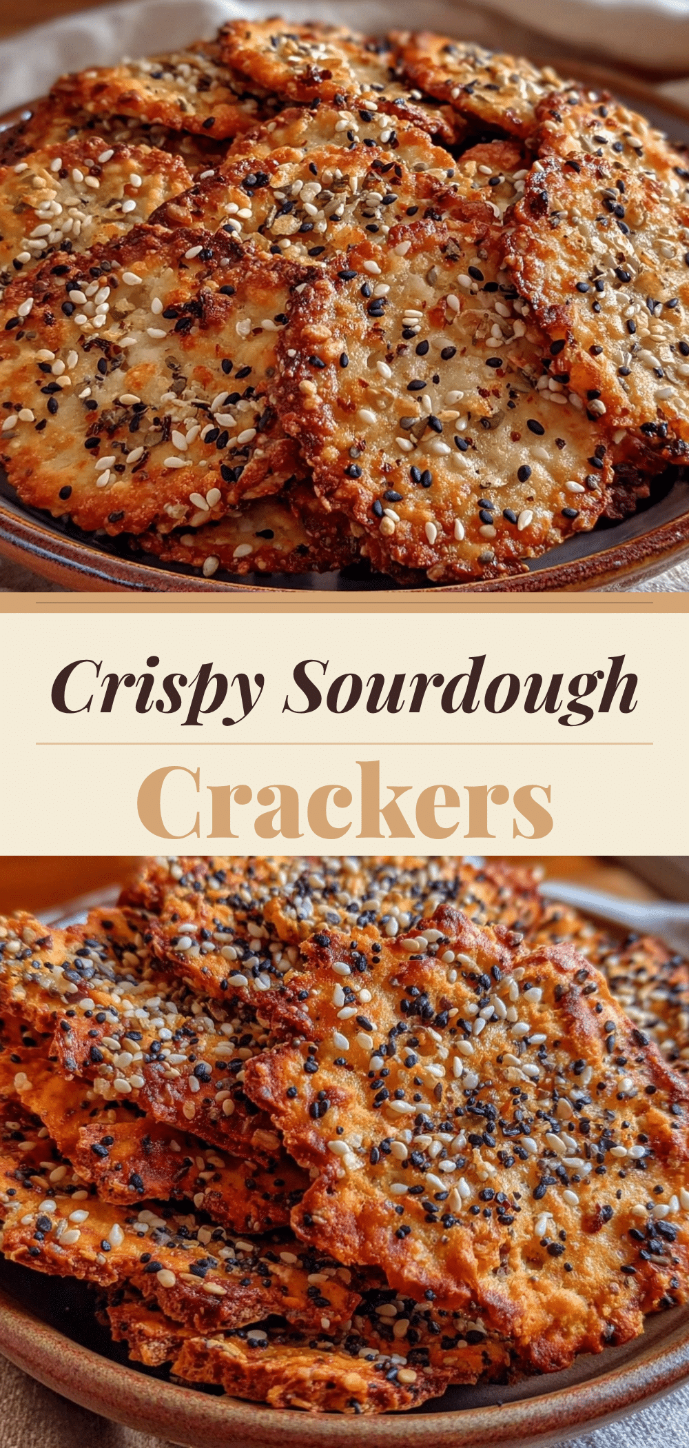 Sourdough Discard Crackers: Perfect Everything Bagel Snack 5 sourdough discard crackers recipe