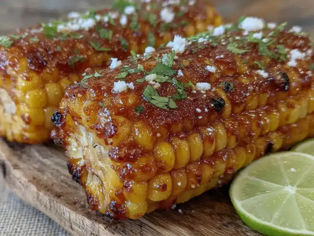 spicy chipotle corn - featured image