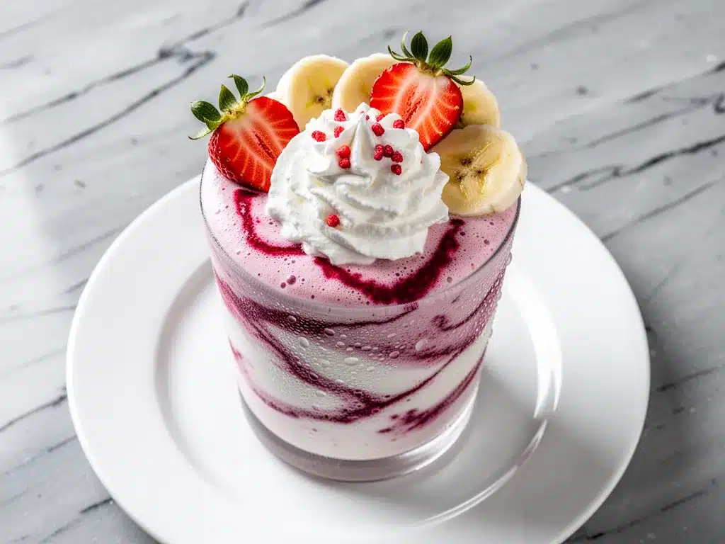 Ultra-Creamy Frozen Strawberry Banana Smoothie: Easy Pinterest Recipe 4 strawberry banana smoothie preparation steps