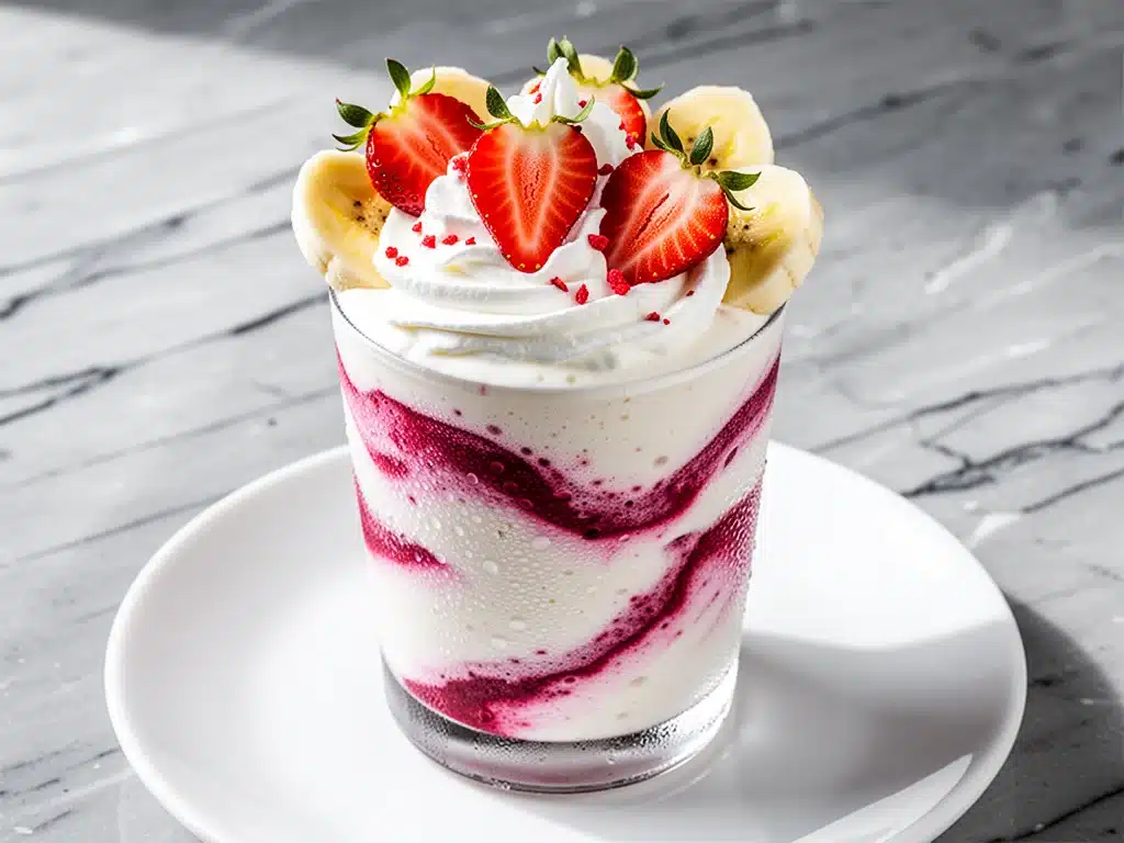 strawberry banana smoothie - featured image