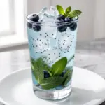 sugar-free blueberry lemonade - featured image