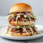 Tailgate Slow Cooker Pulled Pork Sliders - featured image
