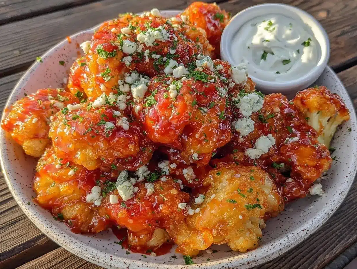 Vegan Buffalo Cauliflower Bites: 5pm Dinner Solved 4 vegan buffalo cauliflower bites preparation steps