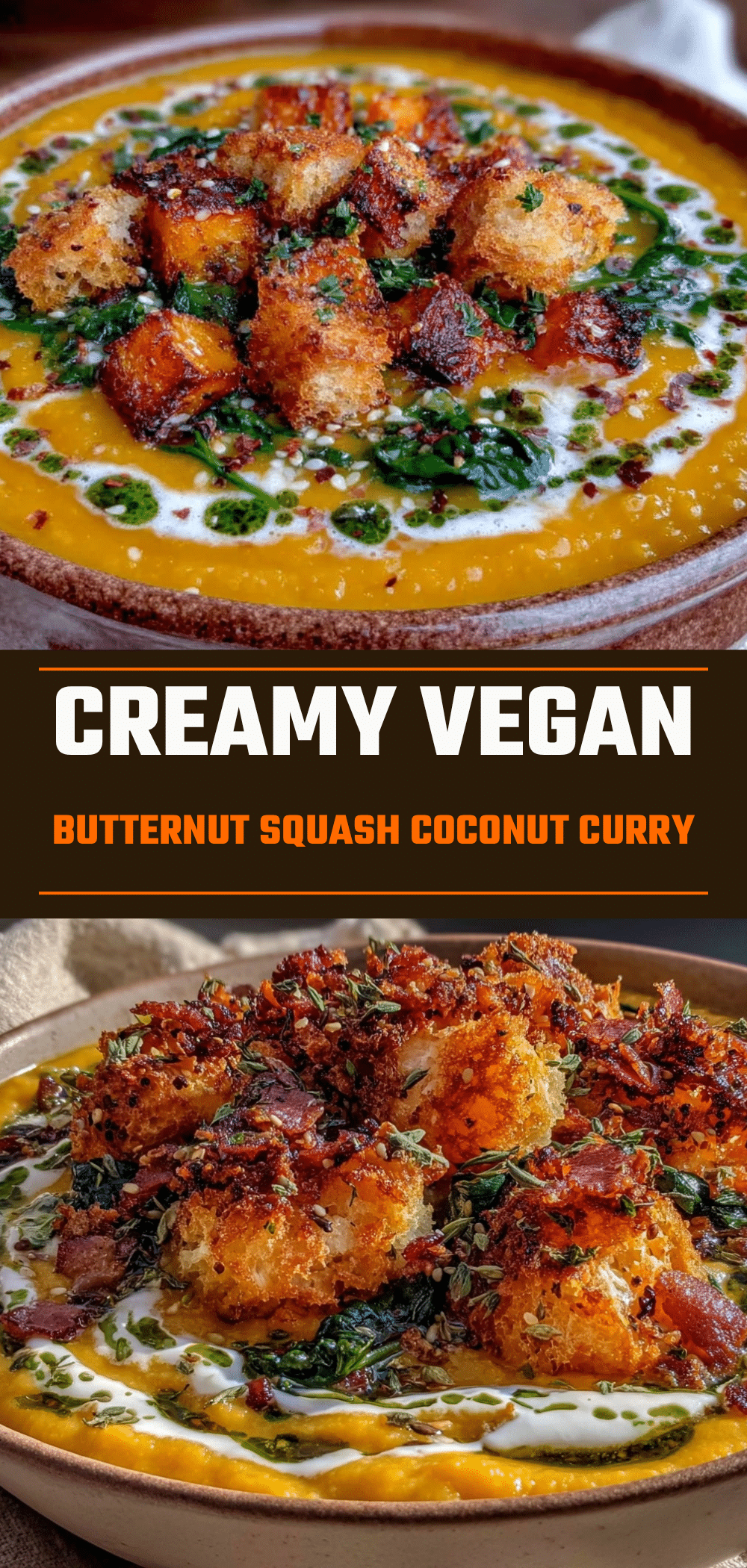 Vegan Butternut Squash Coconut Curry Soup: 1 Pot, 20 Min 5 vegan butternut squash coconut curry soup recipe