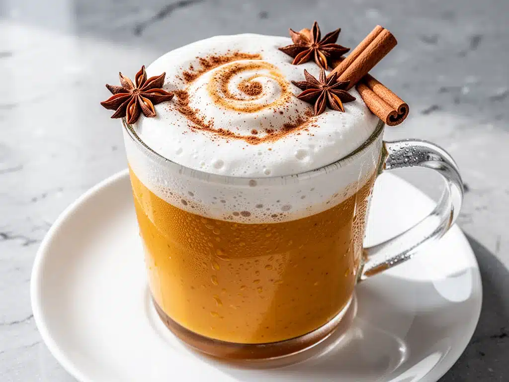 vegan chai pumpkin latte - featured image