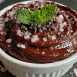 vegan chocolate avocado mousse - featured image