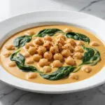 vegan creamy coconut chickpea curry - featured image