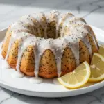 vegan lemon poppy seed bundt cake - featured image