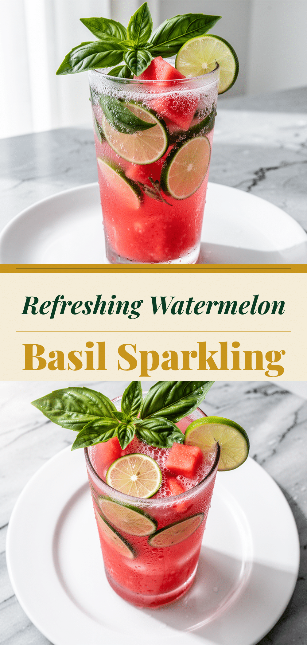 Watermelon Basil Agua Fresca: 3-Step Sparkling Lime Recipe 5 watermelon basil agua fresca recipe